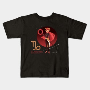 Capricorn Princess Kids T-Shirt